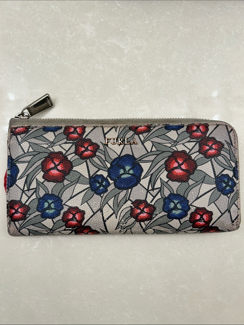 Furla Leather Zip-Around Wallet *Free